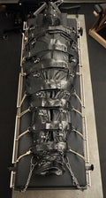 Leather Hooded Sleepsack with D-Rings